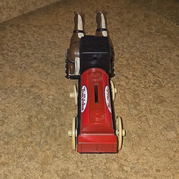 ERTL True Value Hardware Advertisement 1990 Horse Wagon Coin Bank Die-Cast Metal - Picture 5 of 16